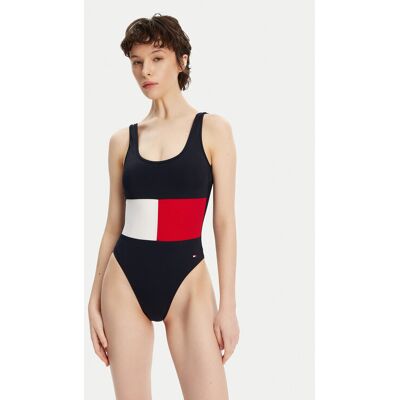 Tommy Hilfiger Bikiny UW0UW05853 Tmavomodrá Ženy Tommy Hilfiger Bikiny UW0UW05853 Tmavomodrá Ženy