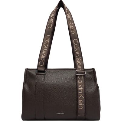 Calvin Klein Kabelka Webbing Adj Strap Tote LV04F3644G Hnedá Ženy Calvin Klein Kabelka Webbing Adj Strap Tote LV04F3644G Hnedá Ženy
