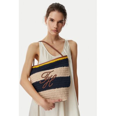 Tommy Hilfiger Kabelka Th Nautical Bucket Crochet Str AW0AW18814 Farebná Ženy Tommy Hilfiger Kabelka Th Nautical Bucket Crochet Str AW0AW18814 Farebná Ženy