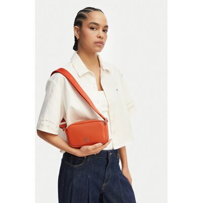 Tommy Hilfiger Kabelka Th Logotape Camera Bag AW0AW18741 Oranžová Ženy Tommy Hilfiger Kabelka Th Logotape Camera Bag AW0AW18741 Oranžová Ženy