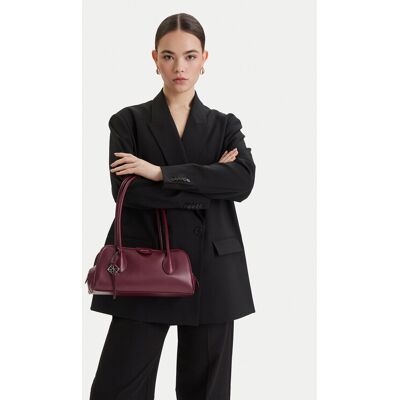 Calvin Klein Kabelka Emblem Trio Shoulder Bag LV04F3369G Bordová Ženy Calvin Klein Kabelka Emblem Trio Shoulder Bag LV04F3369G Bordová Ženy
