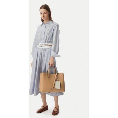 Tommy Hilfiger Kabelka Th Icon Satchel AW0AW18723 Kaki Ženy Tommy Hilfiger Kabelka Th Icon Satchel AW0AW18723 Kaki Ženy