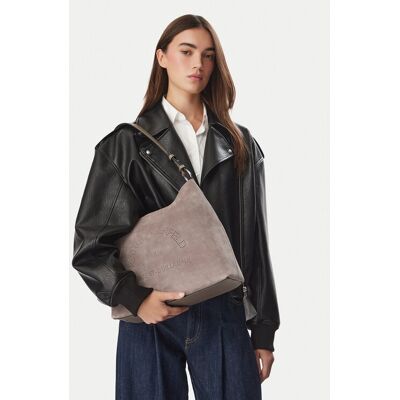 KARL LAGERFELD Kabelka B3W30346 Sivá Ženy KARL LAGERFELD Kabelka B3W30346 Sivá Ženy