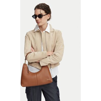 Calvin Klein Kabelka Slouchy Leather Shoulder Bag LV04F3657G Zelená Ženy Calvin Klein Kabelka Slouchy Leather Shoulder Bag LV04F3657G Zelená Ženy