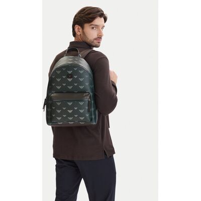 Emporio Armani Ruksak EM005666 AF23972 MB542 Tmavomodrá Muži Emporio Armani Ruksak EM005666 AF23972 MB542 Tmavomodrá Muži