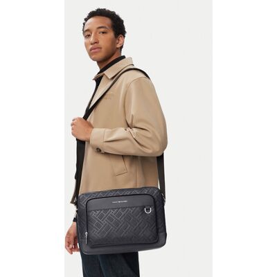 Tommy Hilfiger Taška cez rameno Th Flag Computer Bag AM0AM14428 Sivá Muži Tommy Hilfiger Taška cez rameno Th Flag Computer Bag AM0AM14428 Sivá Muži