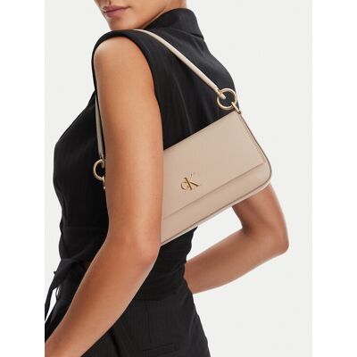 Calvin Klein Kabelka Minimal Monogram Shoulder Pouch LV04K3161G Béžová Ženy Calvin Klein Kabelka Minimal Monogram Shoulder Pouch LV04K3161G Béžová Ženy