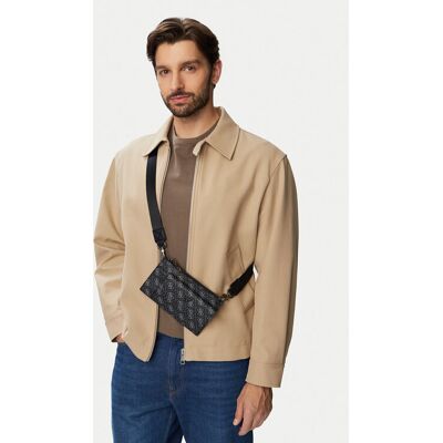 Guess Taška cez rameno HMMILO P6391 Čierna Muži Guess Taška cez rameno HMMILO P6391 Čierna Muži