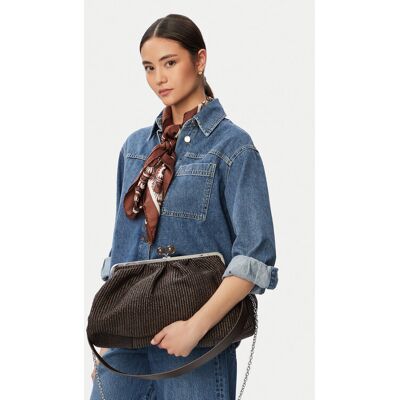 Weekend Max Mara Kabelka 2615511095650 Tmavo hnedá Ženy Weekend Max Mara Kabelka 2615511095650 Tmavo hnedá Ženy