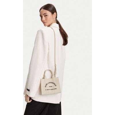 KARL LAGERFELD Kabelka A3W50118 Écru Ženy KARL LAGERFELD Kabelka A3W50118 Écru Ženy