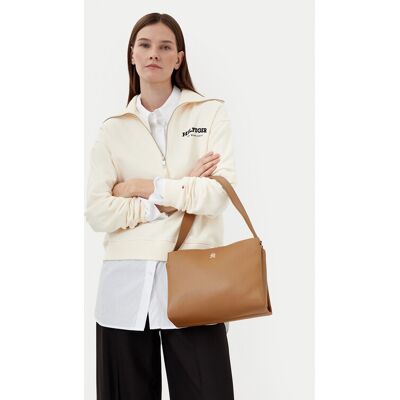 Tommy Hilfiger Kabelka Th Legacy Med Satchel AW0AW17173 Hnedá Ženy Tommy Hilfiger Kabelka Th Legacy Med Satchel AW0AW17173 Hnedá Ženy