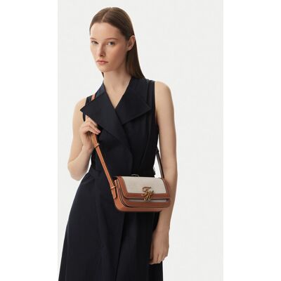 Tommy Hilfiger Kabelka Th Script Flap Crossover Canvas AW0AW18737 Krémová Ženy Tommy Hilfiger Kabelka Th Script Flap Crossover Canvas AW0AW18737 Krémová Ženy