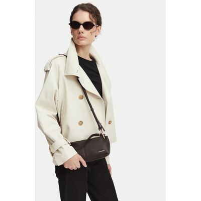 Calvin Klein Kabelka Slouchy Leather Small Conv Bag LV04F3659G Hnedá Ženy Calvin Klein Kabelka Slouchy Leather Small Conv Bag LV04F3659G Hnedá Ženy