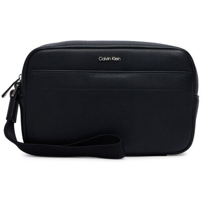 Calvin Klein Taška cez rameno Raised Pouch W/ Handle LV04D1277G Čierna Muži Calvin Klein Taška cez rameno Raised Pouch W/ Handle LV04D1277G Čierna Muži