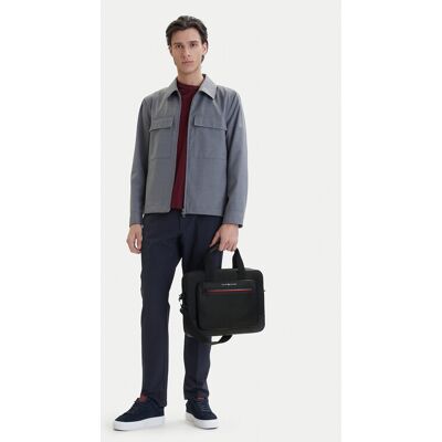 Tommy Hilfiger Taška na laptop Th Foundation Computer Bag AM0AM14158 Čierna Muži Tommy Hilfiger Taška na laptop Th Foundation Computer Bag AM0AM14158 Čierna Muži
