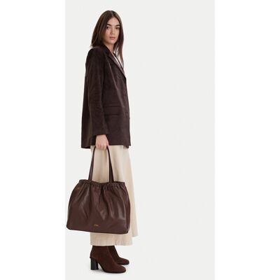 Tommy Hilfiger Kabelka Soft Leather Tote AW0AW18308 Bordová Ženy Tommy Hilfiger Kabelka Soft Leather Tote AW0AW18308 Bordová Ženy
