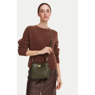 Calvin Klein Kabelka Mix Media Crossbody LV04F3885G Tmavo zelená Ženy Calvin Klein Kabelka Mix Media Crossbody LV04F3885G Tmavo zelená Ženy