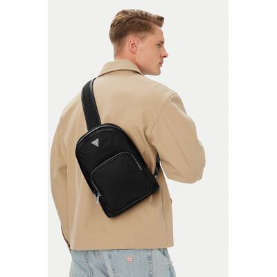 Guess Náprsná taška HMMINY P6302 Čierna Muži Guess Náprsná taška HMMINY P6302 Čierna Muži