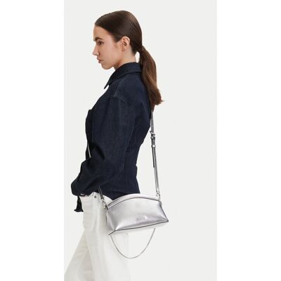MICHAEL Michael Kors Kabelka 30S6S13C5M Strieborná Ženy MICHAEL Michael Kors Kabelka 30S6S13C5M Strieborná Ženy