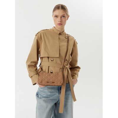 Calvin Klein Kabelka Emblem Aop LV04F1164G Hnedá Ženy Calvin Klein Kabelka Emblem Aop LV04F1164G Hnedá Ženy