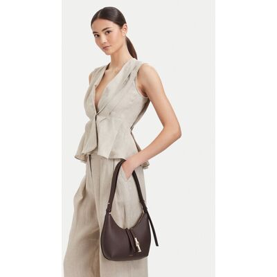 Furla Kabelka Goccia S WB01500 BX3353 CN 2460S Tmavo hnedá Ženy Furla Kabelka Goccia S WB01500 BX3353 CN 2460S Tmavo hnedá Ženy