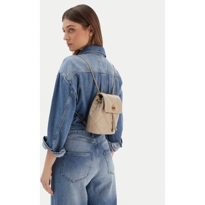 Tory Burch Ruksak Kira Diamond Quilt Small Bacpack 170485 Écru Ženy Tory Burch Ruksak Kira Diamond Quilt Small Bacpack 170485 Écru Ženy