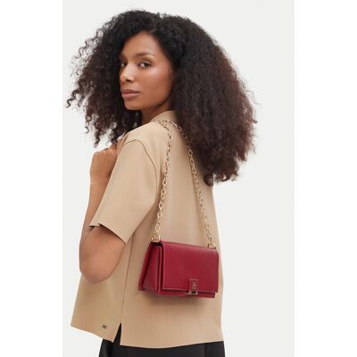 Tommy Hilfiger Kabelka Th Her Chain AW0AW17403 Červená Ženy Tommy Hilfiger Kabelka Th Her Chain AW0AW17403 Červená Ženy