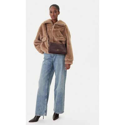 PINKO Kabelka Triplet Mini AI 25-26 PLTT 105883 A0QO Bordová Ženy PINKO Kabelka Triplet Mini AI 25-26 PLTT 105883 A0QO Bordová Ženy