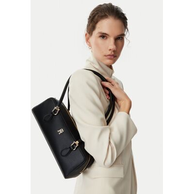 Tommy Hilfiger Kabelka Th Grace Shoulder Bag AW0AW18748 Čierna Ženy Tommy Hilfiger Kabelka Th Grace Shoulder Bag AW0AW18748 Čierna Ženy