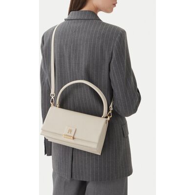 Tommy Hilfiger Kabelka Th Monogram Pebble Grain Crossbody Bag AW0AW17216 Écru Ženy Tommy Hilfiger Kabelka Th Monogram Pebble Grain Crossbody Bag AW0AW17216 Écru Ženy