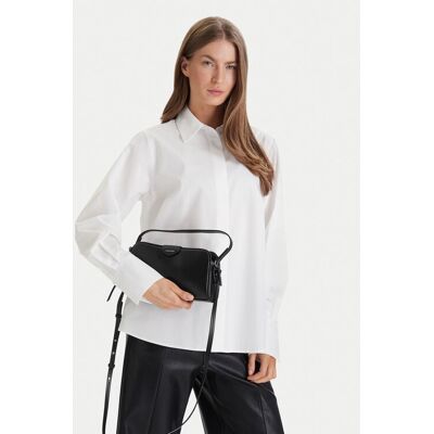 Calvin Klein Kabelka Emblem Trio Top Handle Camera Ba LV04F3370G Čierna Ženy Calvin Klein Kabelka Emblem Trio Top Handle Camera Ba LV04F3370G Čierna Ženy