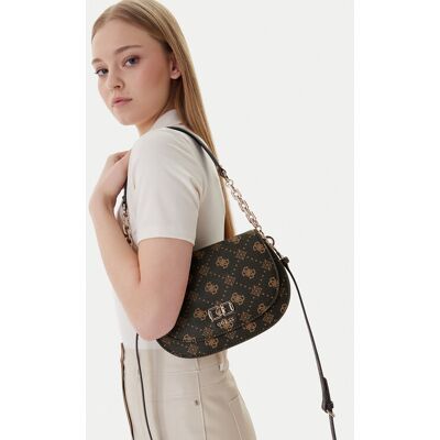 Guess Kabelka Emelie Logo HWGP99 28200 Hnedá Ženy Guess Kabelka Emelie Logo HWGP99 28200 Hnedá Ženy