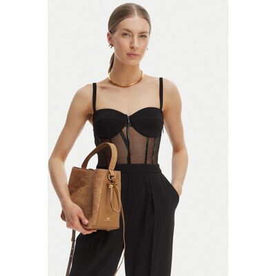 Elisabetta Franchi Kabelka BS-21H-61E2-V720 Béžová Ženy Elisabetta Franchi Kabelka BS-21H-61E2-V720 Béžová Ženy