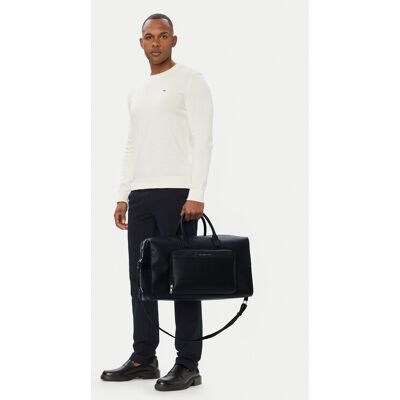 Tommy Hilfiger Víkendová taška Th Central Duffle AM0AM14739 Čierna Muži Tommy Hilfiger Víkendová taška Th Central Duffle AM0AM14739 Čierna Muži