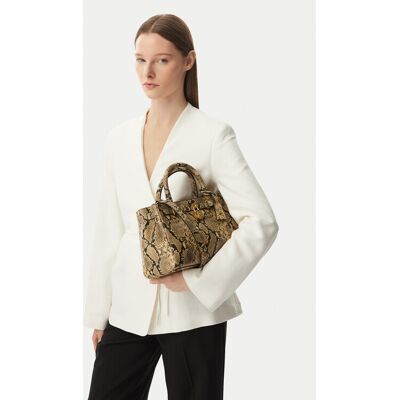 Tommy Hilfiger Kabelka American Icon Mini Tote Snake AW0AW18818 Hnedá Ženy Tommy Hilfiger Kabelka American Icon Mini Tote Snake AW0AW18818 Hnedá Ženy