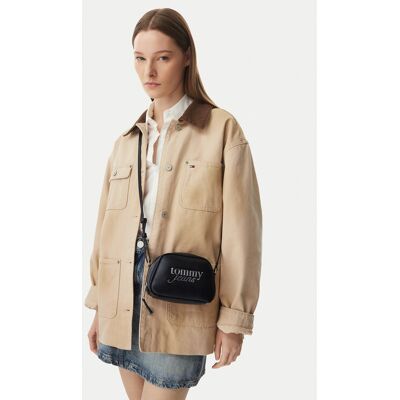 Tommy Jeans Kabelka Tjw Bold Camera Bag AW0AW18785 Čierna Ženy Tommy Jeans Kabelka Tjw Bold Camera Bag AW0AW18785 Čierna Ženy