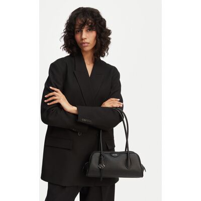 Calvin Klein Kabelka Quilted Nylon Ew Satchel LV04F3743G Čierna Ženy Calvin Klein Kabelka Quilted Nylon Ew Satchel LV04F3743G Čierna Ženy