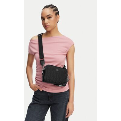 Calvin Klein Kabelka Emblem Aop Jacquard Bucket LV04F3648G Čierna Ženy Calvin Klein Kabelka Emblem Aop Jacquard Bucket LV04F3648G Čierna Ženy