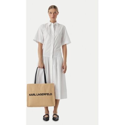 KARL LAGERFELD Kabelka B3W46044 Béžová Ženy KARL LAGERFELD Kabelka B3W46044 Béžová Ženy