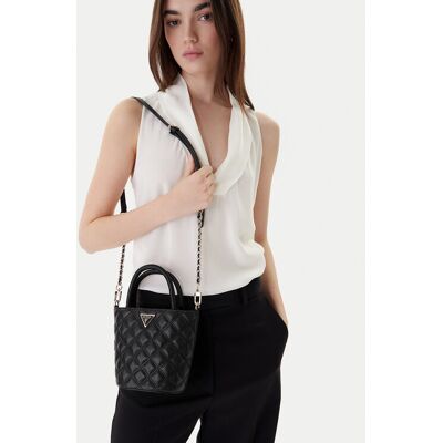 Guess Kabelka Giully II Mini HWQG96 73760 Čierna Ženy Guess Kabelka Giully II Mini HWQG96 73760 Čierna Ženy