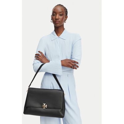 Tory Burch Kabelka Charlie 180727 Čierna Ženy Tory Burch Kabelka Charlie 180727 Čierna Ženy