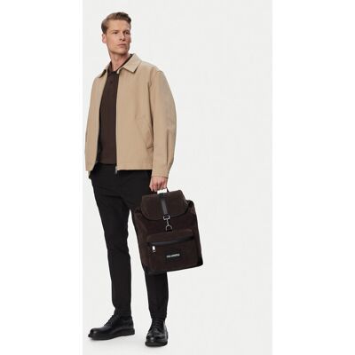 KARL LAGERFELD Ruksak B2M30194 Tmavo hnedá Muži KARL LAGERFELD Ruksak B2M30194 Tmavo hnedá Muži