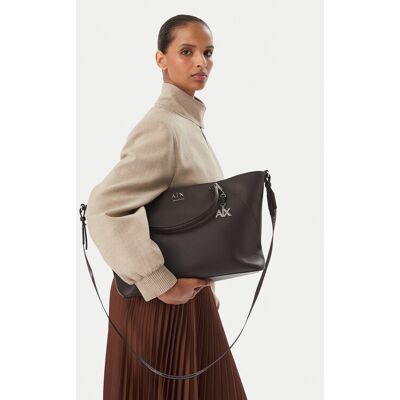 Armani Exchange Kabelka XW003142 AF26569 U6032 Tmavo hnedá Ženy Armani Exchange Kabelka XW003142 AF26569 U6032 Tmavo hnedá Ženy
