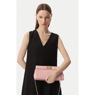 Tommy Hilfiger Kabelka Th Modern Clutch AW0AW18727 Svetloružová Ženy Tommy Hilfiger Kabelka Th Modern Clutch AW0AW18727 Svetloružová Ženy