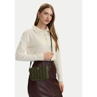 Calvin Klein Kabelka Quilted Double Zip Camera Bag LV04F3328G Béžová Ženy Calvin Klein Kabelka Quilted Double Zip Camera Bag LV04F3328G Béžová Ženy