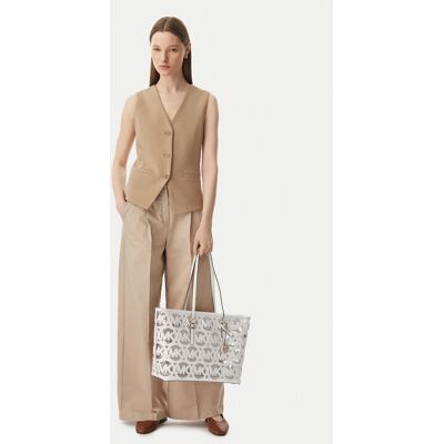 MICHAEL Michael Kors Kabelka 30S6GQNT9O Biela Ženy MICHAEL Michael Kors Kabelka 30S6GQNT9O Biela Ženy