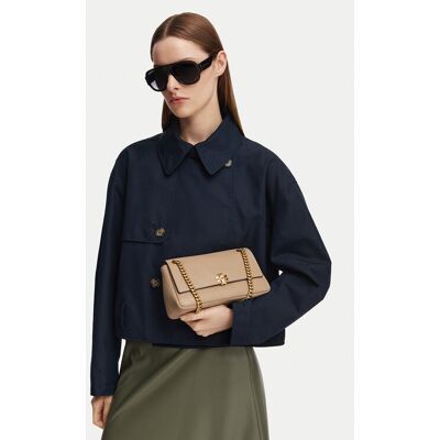 Tory Burch Kabelka Charlie Quilted Small Shoulder Bag 185829 Béžová Ženy Tory Burch Kabelka Charlie Quilted Small Shoulder Bag 185829 Béžová Ženy