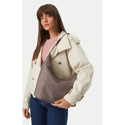 Calvin Klein Kabelka Emblem Aop Sueded M Shoulder Bag LV04F3881G Béžová Ženy Calvin Klein Kabelka Emblem Aop Sueded M Shoulder Bag LV04F3881G Béžová Ženy