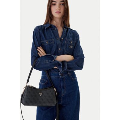 Guess Kabelka Noelle II Mini HWBG96 72730 Sivá Ženy Guess Kabelka Noelle II Mini HWBG96 72730 Sivá Ženy