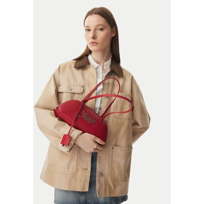 Tommy Jeans Kabelka Tjw Bold Shoulder Bag AW0AW18787 Hnedá Ženy Tommy Jeans Kabelka Tjw Bold Shoulder Bag AW0AW18787 Hnedá Ženy